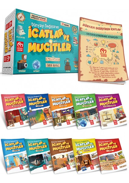 Yayınevi 3. Sınıf Icatlar ve Mucitler 10' Lu Hikaye Seti (Ciltli)