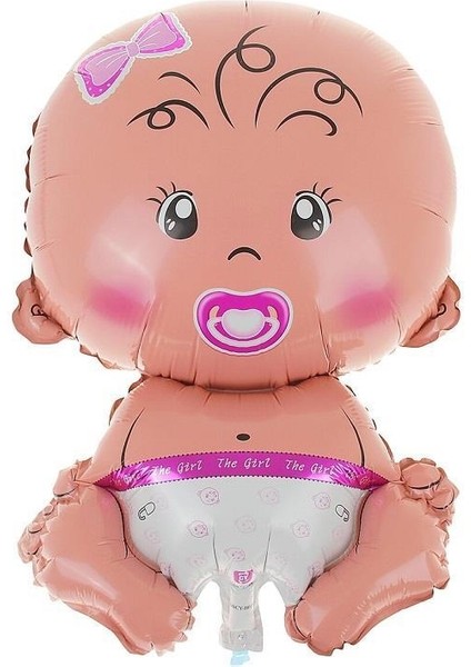 Bebek Pembe Folyo Balon