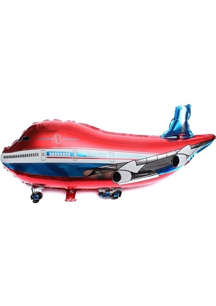 Uçak Kırmızı Folyo Balon