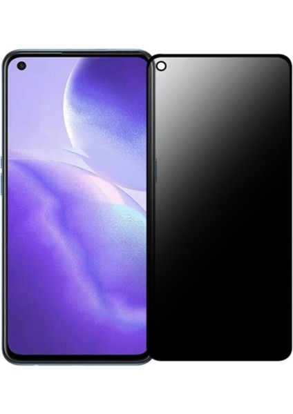 Oppo Reno 4 Lite Mat Hayalet Ekran Privacy Tam Kaplayan Kırılmaz Cam Seramik Nano Ekran Koruyucu
