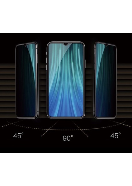 Samsung A20 Mat Hayalet Ekran Gizli Privacy Tam Kaplayan Kırılmaz Cam Seramik Nano Ekran Koruyucu
