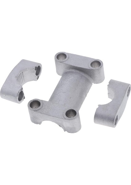 Gümüş Kolu Bar Dağı Kelepçeleri Yükseltici Adaptörü 7/8 Inç 22MM Dirt Bike Atv (Yurt Dışından)
