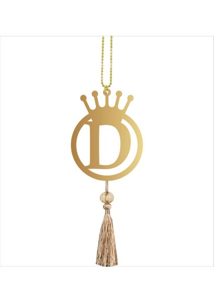 Çift Taraflı "d" Yazılı Harf Araba Dikiz Ayna Süsü Pleksi