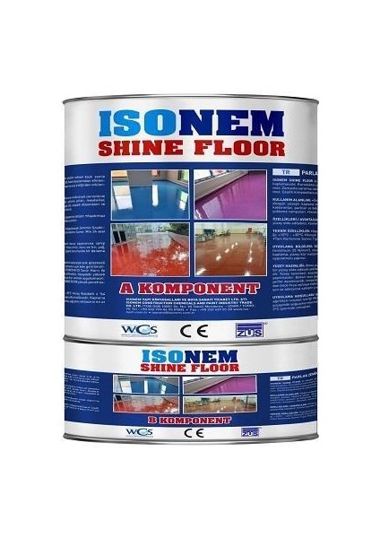 Isonem Shine Floor Parlak Zemin Kaplama 4.5 kg