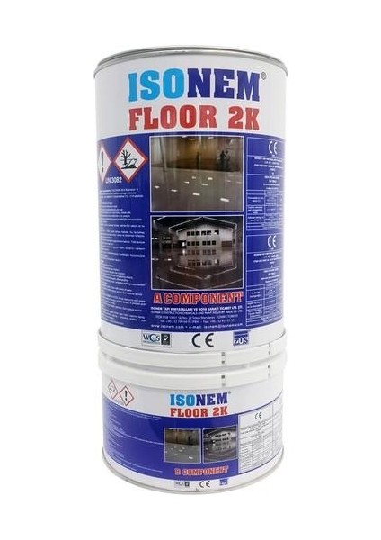 Isonem Floor 2k Solventsiz Epoxy Esaslı Kaplama 5 kg