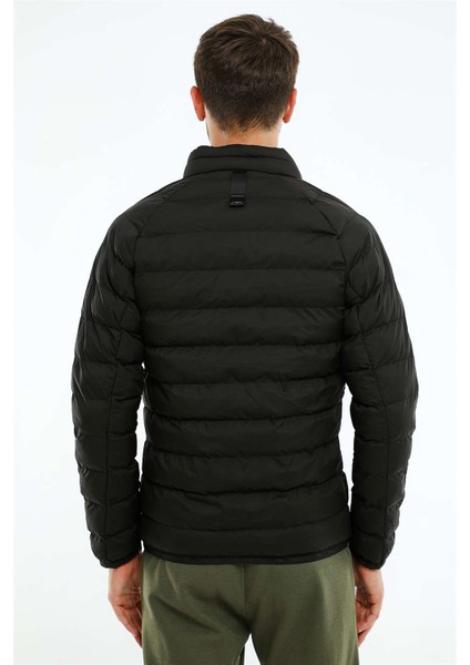 Regular Erkek Dik Yaka Uzun Kol Siyah Mont 20112 fırsatları