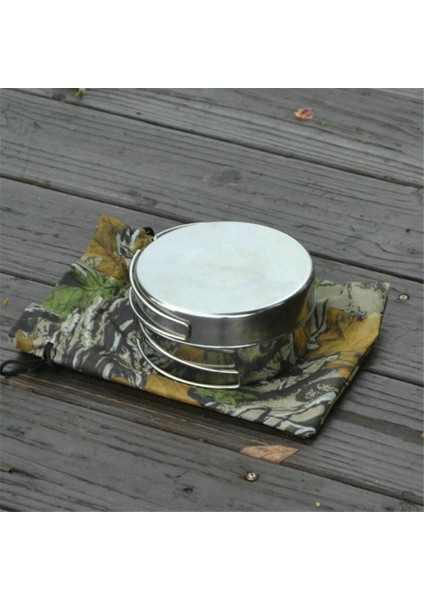 Taşınabilir Sofra Kızartma Pan Bento Gıda Konteyner Snack Kutusu Mess-Kit Hiking indirimleri