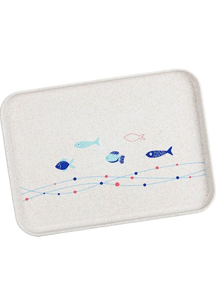 1 Adet Otel Servis Tepsileri Dikdörtgen Melamin Plastik Sofra Beyaz M fırsatları