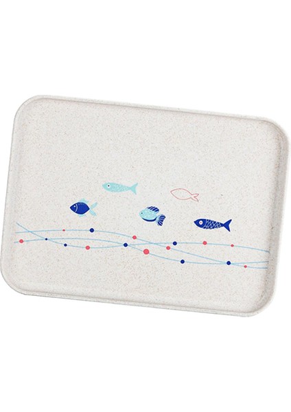 1 Adet Otel Servis Tepsileri Dikdörtgen Melamin Plastik Sofra Beyaz M indirimleri