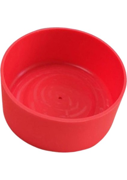 32 Oz-40 Oz Su Şişeleri Için Silikon Önyükleme Flask Alt Kol Kapak Kırmızı