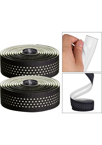 2x Eva Pu Bisiklet Gidon Bant Çubuğu Bantlar Kolu Sarar Anti Kayma Sarma Beyaz fiyatları