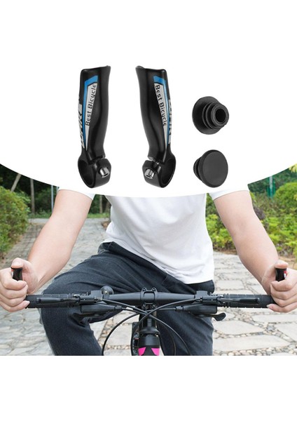 1 Çift Dağ Bisikleti Gidon Fişler Bisiklet Aksesuarları ile Mtb Biter indirimleri