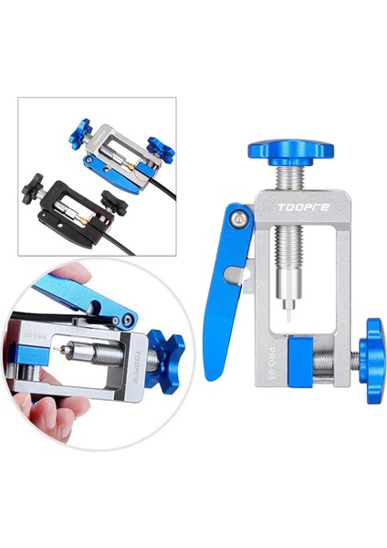 Mtb Bisiklet Iğne Sürücüsü Hidrolik Hortum Uydurma Takım Metal Kelepçe Mavi fırsatları