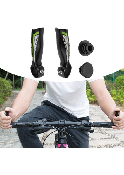 1 Çift Dağ Bisikleti Gidon Fişler Bisiklet Aksesuarları ile Mtb Biter(Yurt Dışından) indirimleri