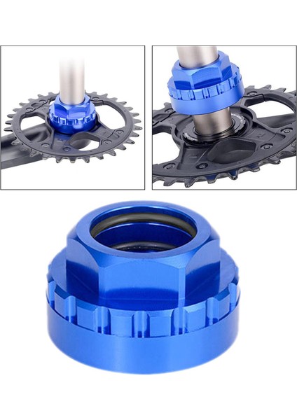 12 Hız Ön Chairering Kilit Halkası Bisiklet Temizleme Kurulum Aracı Mavi modelleri