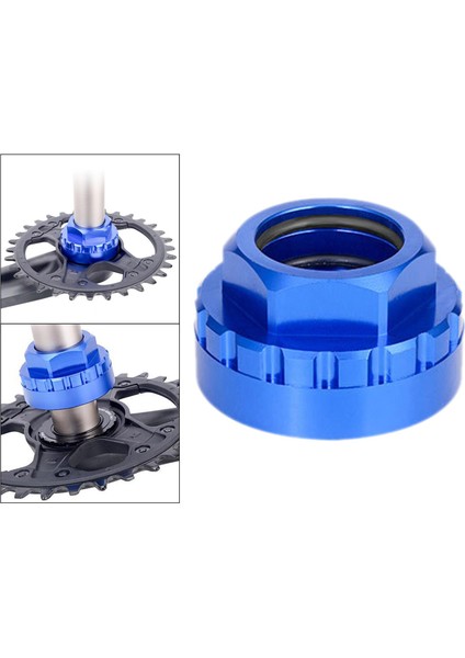 12 Hız Ön Chairering Kilit Halkası Bisiklet Temizleme Kurulum Aracı Mavi indirimleri