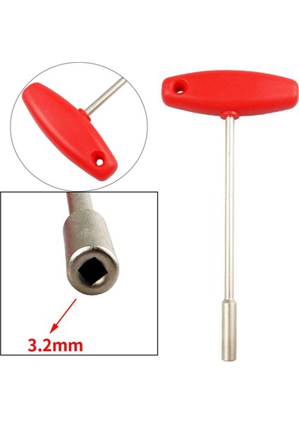 Bisiklet Gizli Konuştu Anahtarı Bisiklet T Kolu Konuştu Aracı Kare 3.2mm