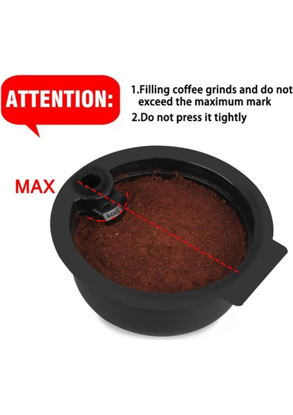 Kullanımlık Pp Kahve Kapsül Pods / Silikon Kapak Bosch Tassino 60ML Için Fit modelleri