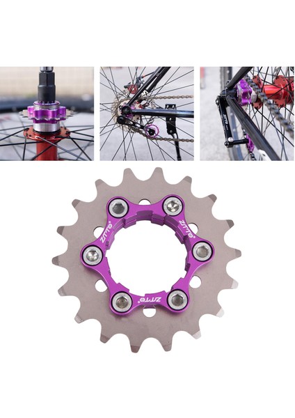 Mtb Tek 1 Hızlı Kaset Cog Sabit Dişli Dönüşüm Kiti 10/11S Hub 18T Için
