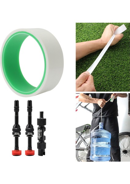 Presta Vana Bisikleti ile Tubeless Jant Bant Jant Anti Delinme Vana Bisikleti 29MM Vana 60MM modelleri