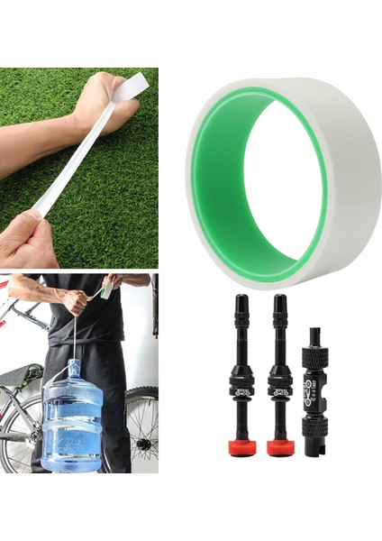 Presta Vana Bisikleti ile Tubeless Jant Bant Jant Anti Delinme Vana Bisikleti 29MM Vana 60MM fırsatları