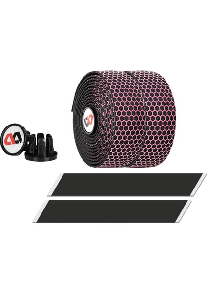 Bisiklet Yol Bisikleti Bisiklet Gidon Bant Wrap Kaymaz Bar Uç Fiş Pink