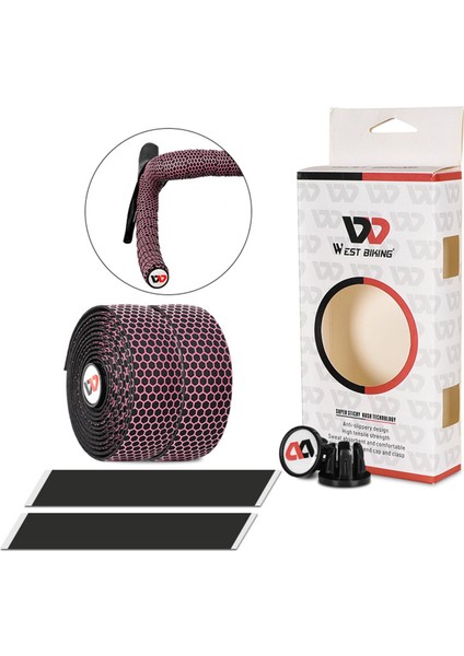 Bisiklet Yol Bisikleti Bisiklet Gidon Bant Wrap Kaymaz Bar Uç Fiş Pink indirimleri