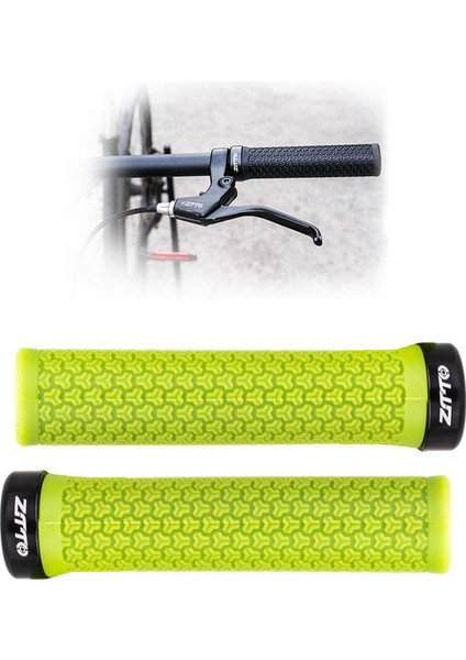Açık Bisiklet Gidon Sapları Kauçuk Kilidi El Kavrama Kolu Kol Yeşil(Yurt Dışından) fiyatları