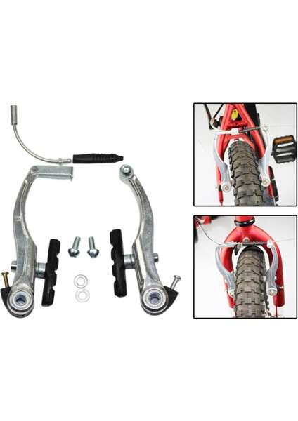 Alüminyum Alaşım Bisiklet Bisikletleri V Fren Kiti Dağ Bisikletleri Bmx Ön Arka Parçalar fırsatları