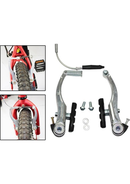 Alüminyum Alaşım Bisiklet Bisikletleri V Fren Kiti Dağ Bisikletleri Bmx Ön Arka Parçalar indirimleri