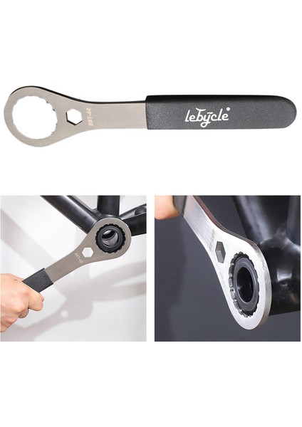 Taşınabilir Bisiklet Bb Anahtarı Evrensel Alt Braketi Krank Alet Giderme BB44 fırsatları