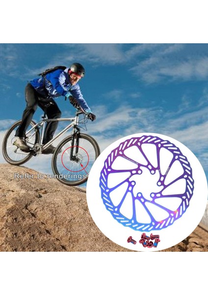 Mtb Bmx Bisiklet Disk Fren Rotor 6-Cıvata Bisiklet Mekanik Disk Fren Rotor Parçaları G3 160MM