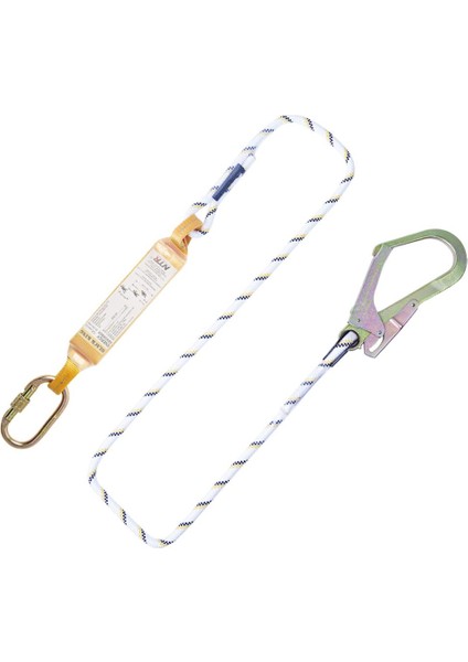 Amortisör 2m ile Güvenlik Sonbahar Koruma Tek Kordon Örgülü Halat(Yurt Dışından)