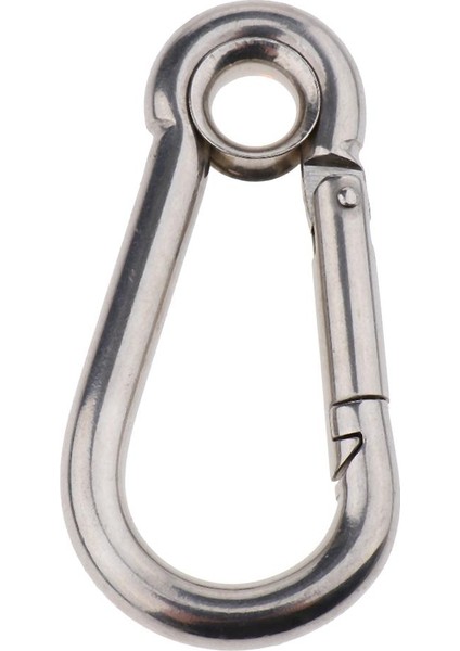 Gümüş Karabina Bahar Yapış Kanca Paslanmaz Çelik Klip Anahtarlık 70X35MM(Yurt Dışından) fiyatları