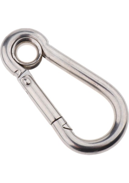 Gümüş Karabina Bahar Yapış Kanca Paslanmaz Çelik Klip Anahtarlık 70X35MM(Yurt Dışından) indirimleri