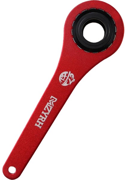Bisiklet Bb Anahtarı Anahtarı 16 Çentik Alt Braketi Krank Alet Yükleyici Kırmızı