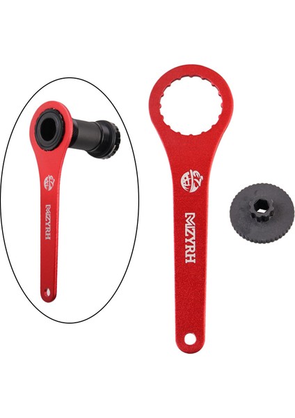 Bisiklet Bb Anahtarı Anahtarı 16 Çentik Alt Braketi Krank Alet Yükleyici Kırmızı modelleri