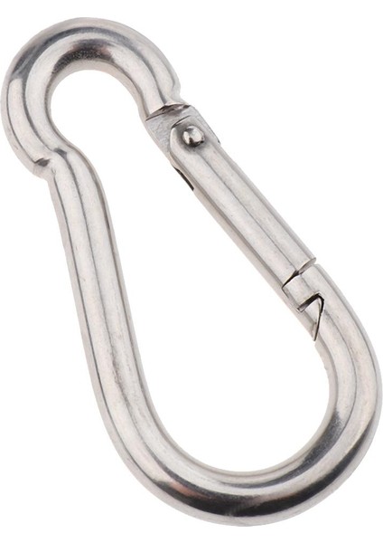 Ağır 304 Paslanmaz Çelik Bahar Yapış Kanca Karabina Anahtarlık Klipler M8