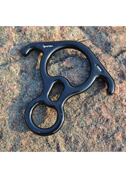 Kaya Ağacı Tırmanma Şekil 8 Descender 50KN Yokuş Aşağı Rappelling Koru Donatmak modelleri