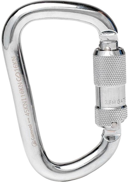 45KN Büküm Kapısı Otomatik Kilit Carabiner Tırmanma Ce ile Rappelling Tırmanma