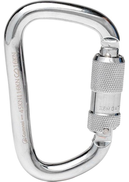 45KN Büküm Kapısı Otomatik Kilit Carabiner Tırmanma Ce ile Rappelling Tırmanma indirimleri