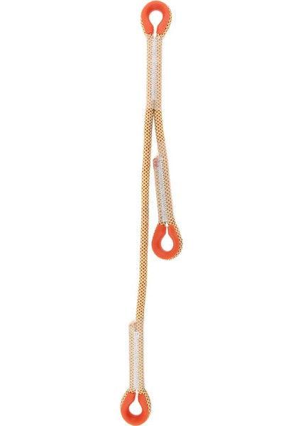 Kaya Tırmanışı Güvenliği Ön Dikilen Göze Göz Prusik Loop Y Lanyard + Carabiner indirimleri