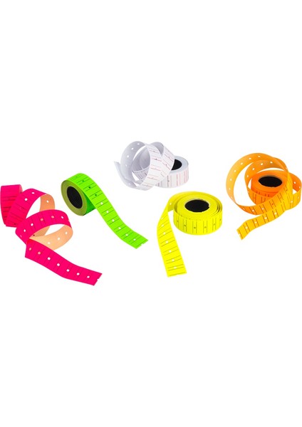 Motex Etiket 12X21 mm Fosforlu Kırmızı fiyatları