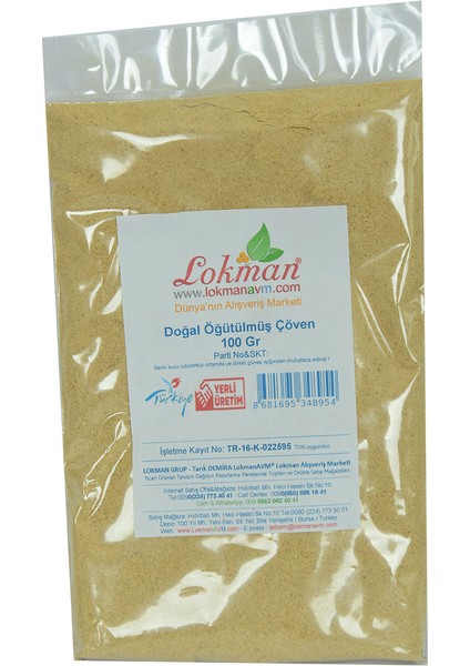 Çöven Öğütülmüş 100 gr fiyatları
