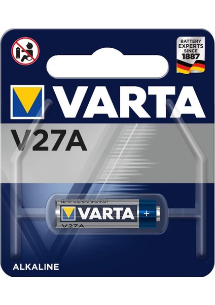27A 12V Alkalin Pil