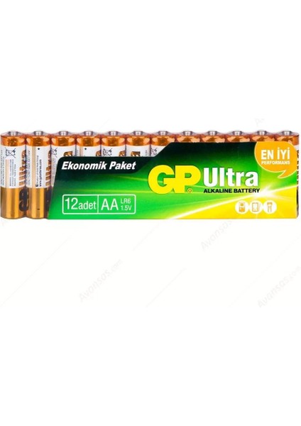 Ultra Alkalin Aa Kalem Pil 12'li Paket
