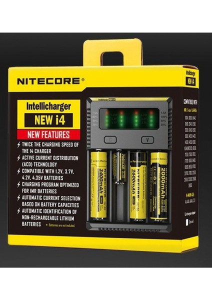 New I4 Intellicharger Li-Ion Şarj Aleti