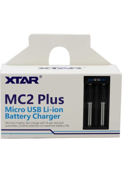 Xtar Mc2 Plus Li-Ion Pil Şarj Cihazı