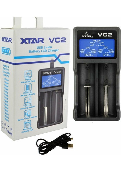Vc2 Li-Ion Pil Şarj Cihazı