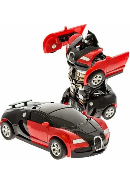 Robota Dönüşen Spor Araba
